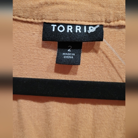 Torrid Women's Tan Sleeveless Top - Picture 2 of 4